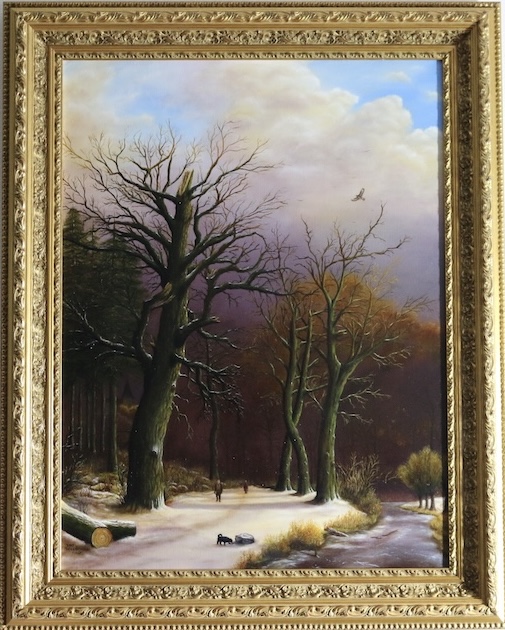 koekkoek bos sneeuw